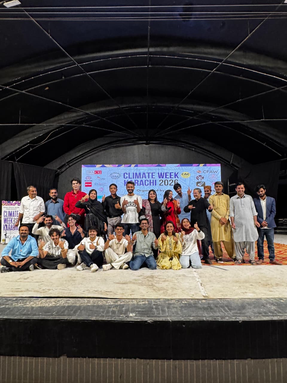 Climate Week Karachi 2026 participants gathered on stage