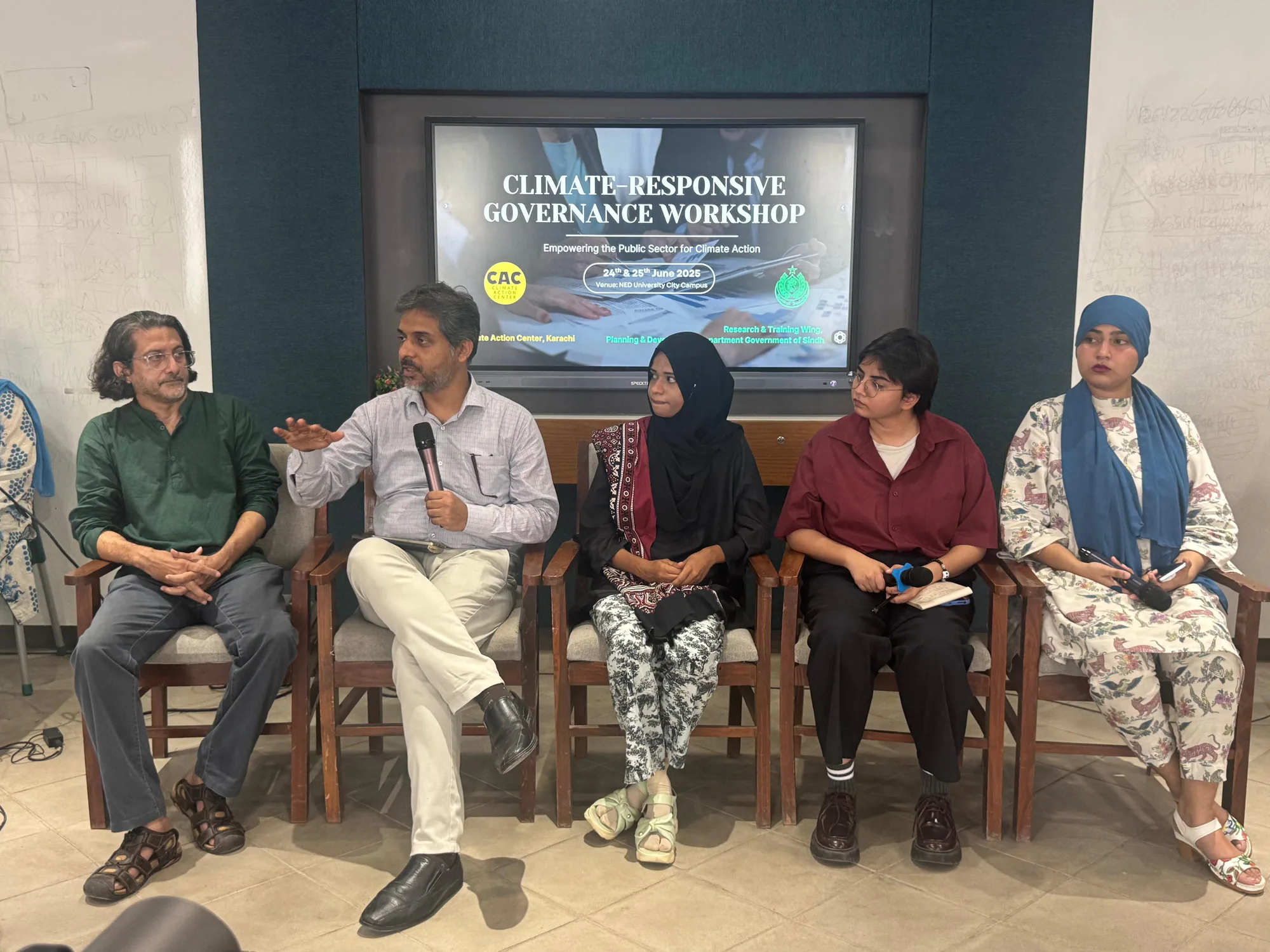 Climate Action Center project activity in Karachi